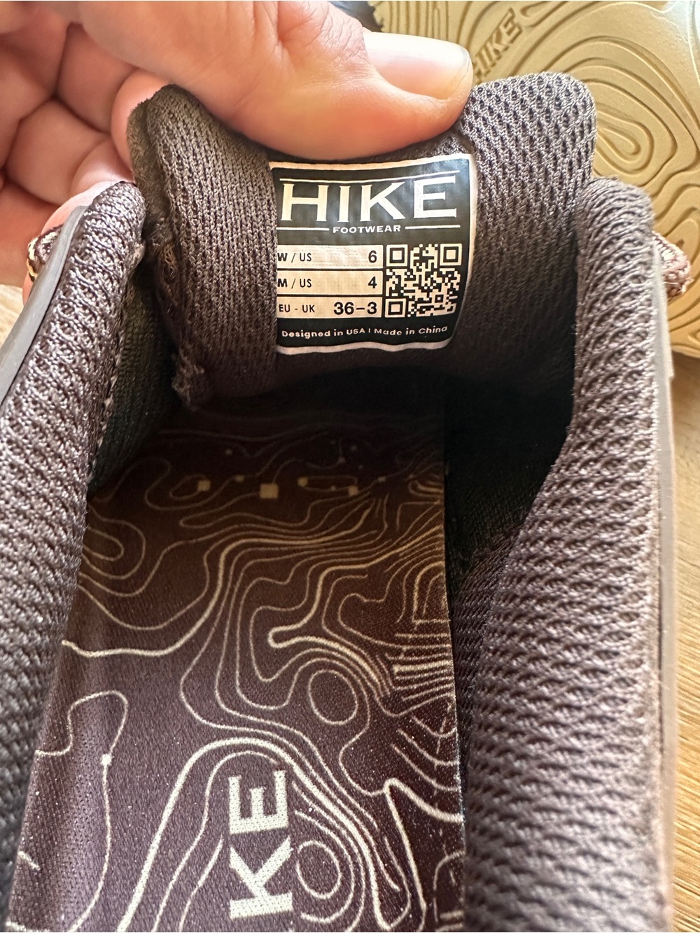 HIKE Footwear Ridge Plus Hiking Shoes Ember Black NWOT - Picture 3 of 11